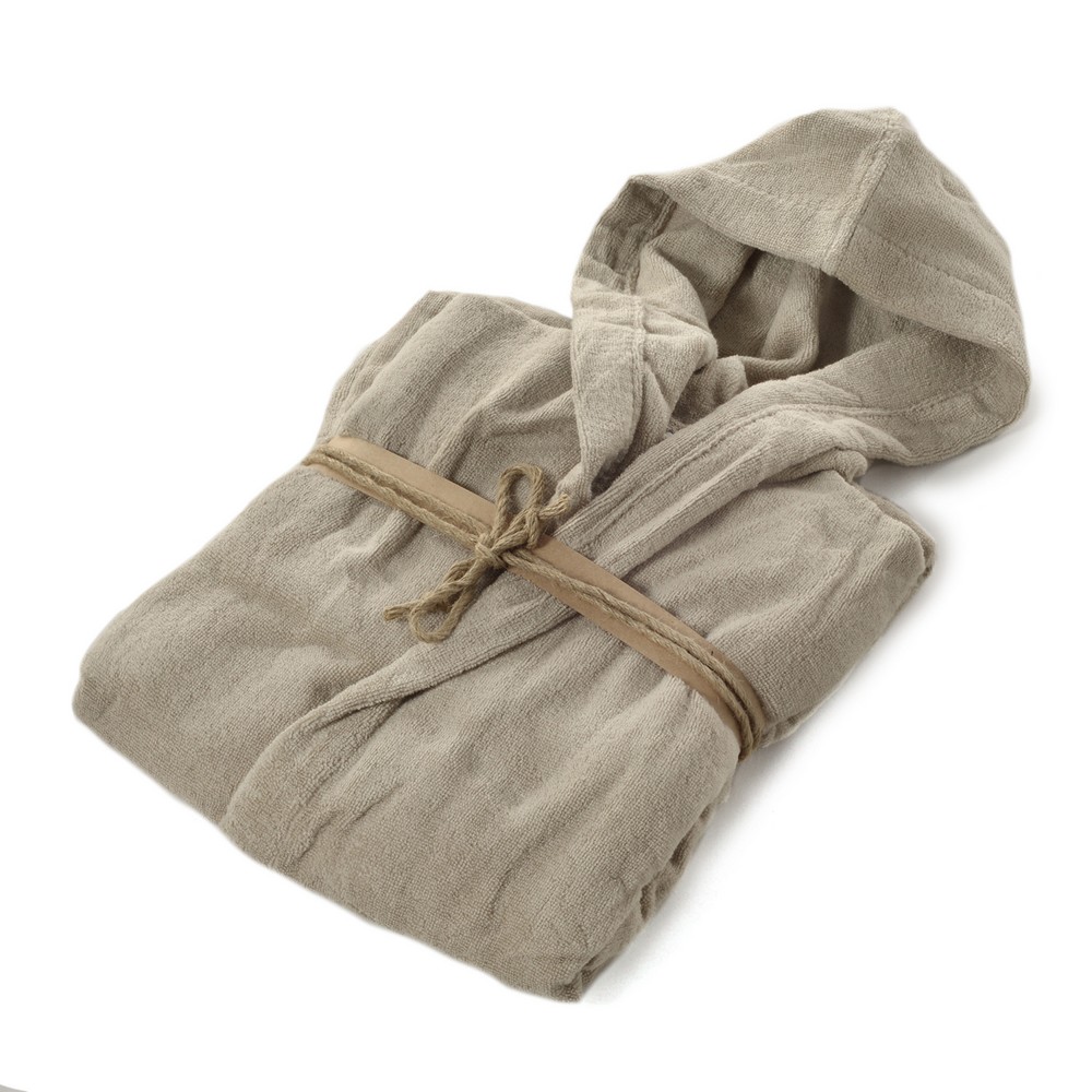 COCCOLA Hooded microcotton bathrobe  CORDA XL